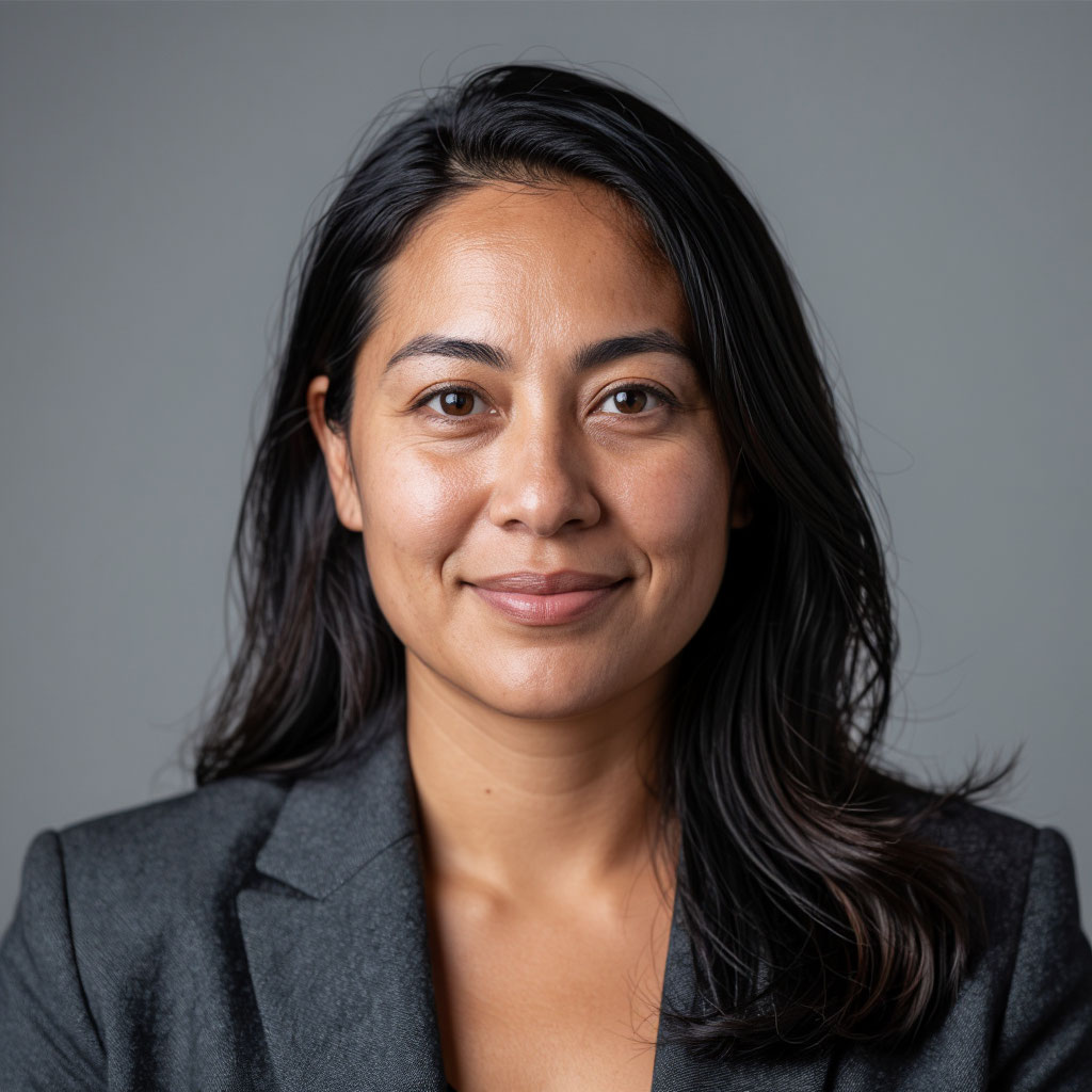 Portrait of curator Mereana Wilson